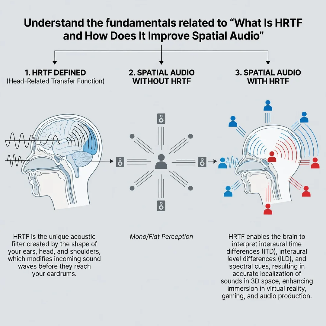 Step 1: Illustration for step: Understand the fundamentals related to What Is HRTF and How Does It Improve S