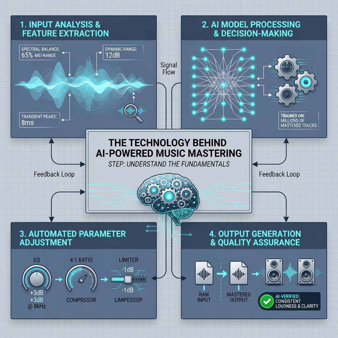 Step 1: Illustration for step: Understand the fundamentals related to The Technology Behind AI-Powered Music