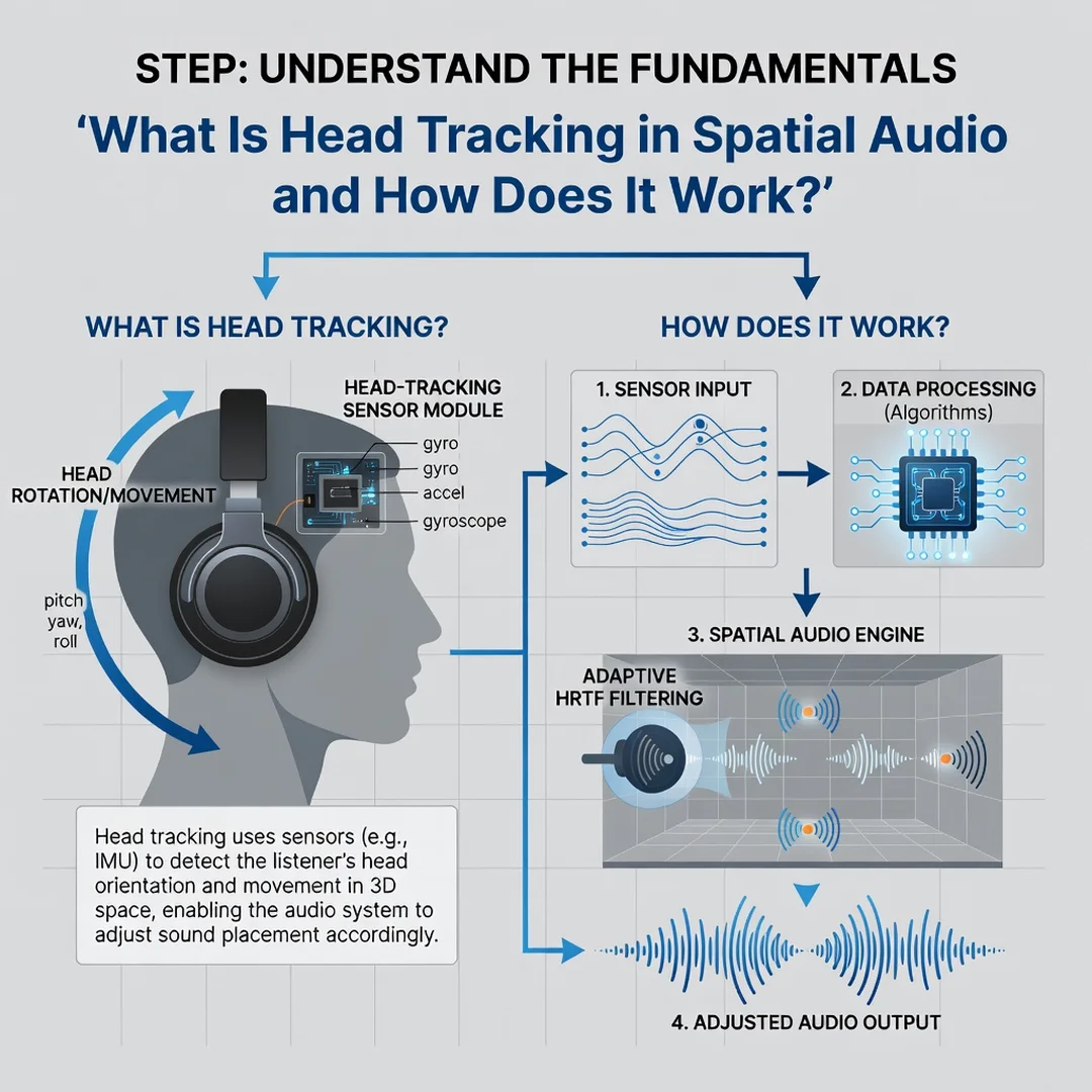 Step 1: Illustration for step: Understand the fundamentals related to What Is Head Tracking in Spatial Audio