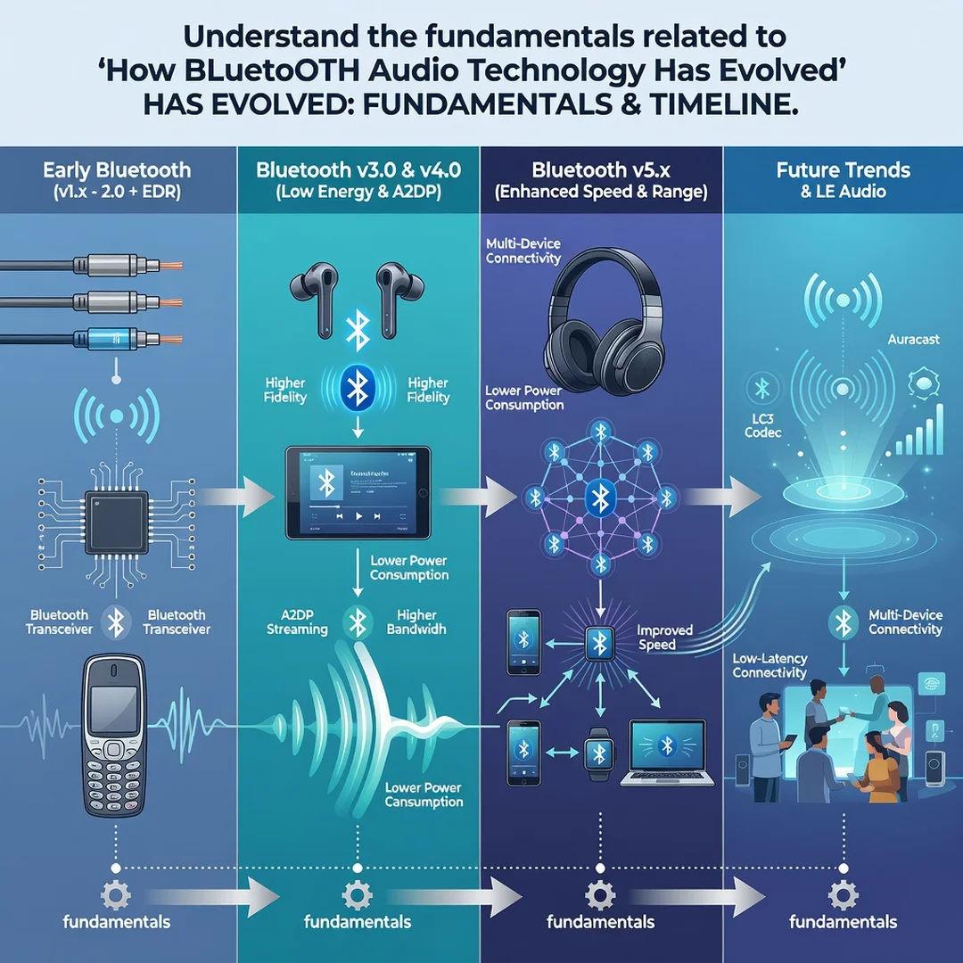 Step 1: Illustration for step: Understand the fundamentals related to How Bluetooth Audio Technology Has Evo