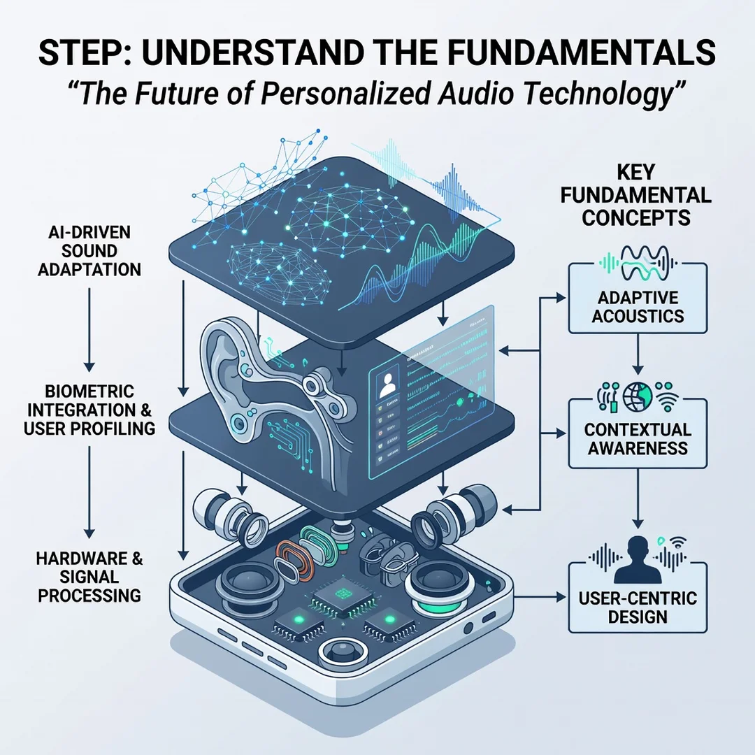 Step 1: Illustration for step: Understand the fundamentals related to The Future of Personalized Audio Techn