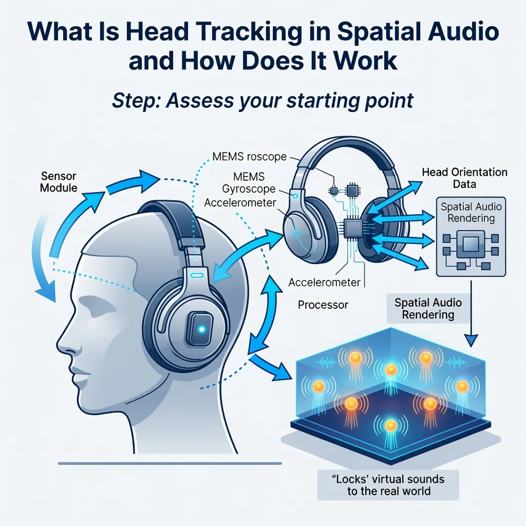 Step 2: Illustration for step: Assess your starting point related to What Is Head Tracking in Spatial Audio 