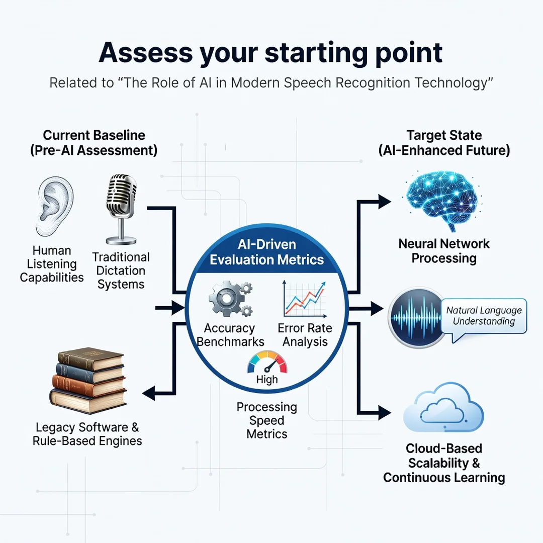 Step 2: Illustration for step: Assess your starting point related to The Role of AI in Modern Speech Recogni