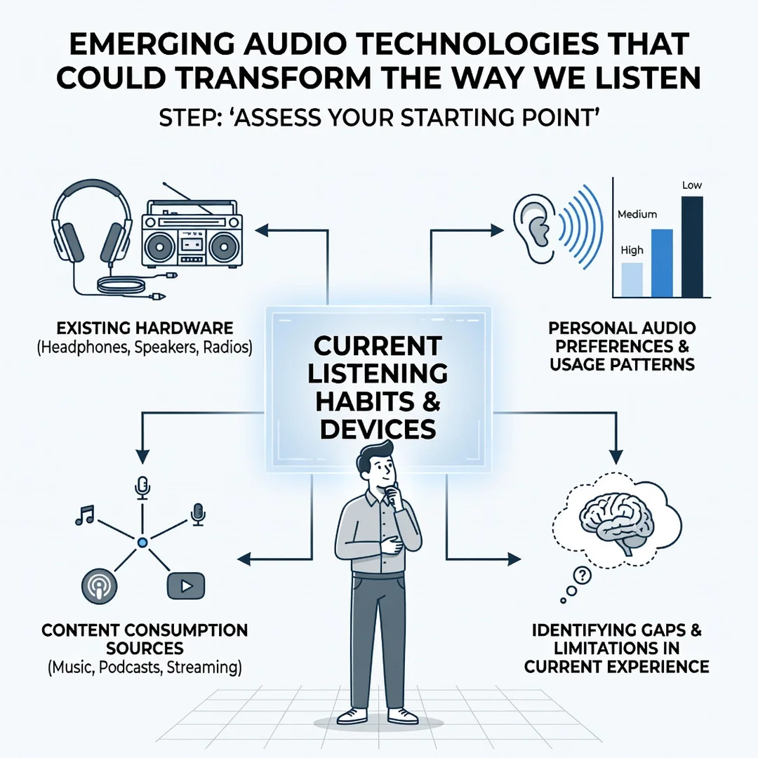 Step 2: Illustration for step: Assess your starting point related to Emerging Audio Technologies That Could 