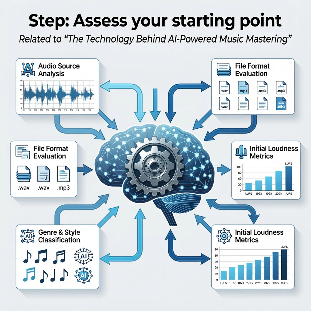Step 2: Illustration for step: Assess your starting point related to The Technology Behind AI-Powered Music 