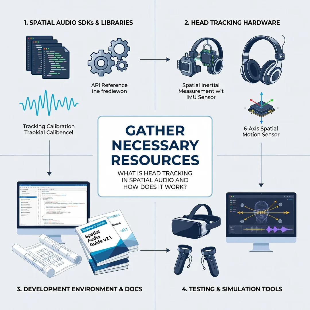 Step 4: Illustration for step: Gather necessary resources related to What Is Head Tracking in Spatial Audio 