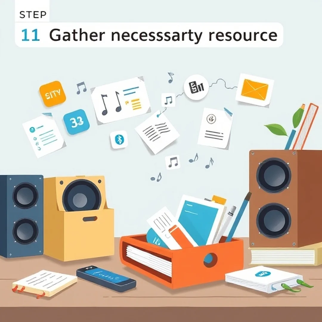 Step 4: Illustration for step: Gather necessary resources related to How Bluetooth Audio Technology Has Evol