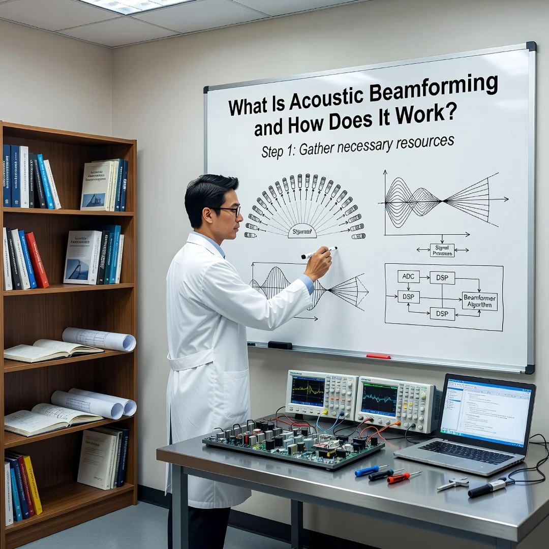 Step 4: Illustration for step: Gather necessary resources related to What Is Acoustic Beamforming and How Do