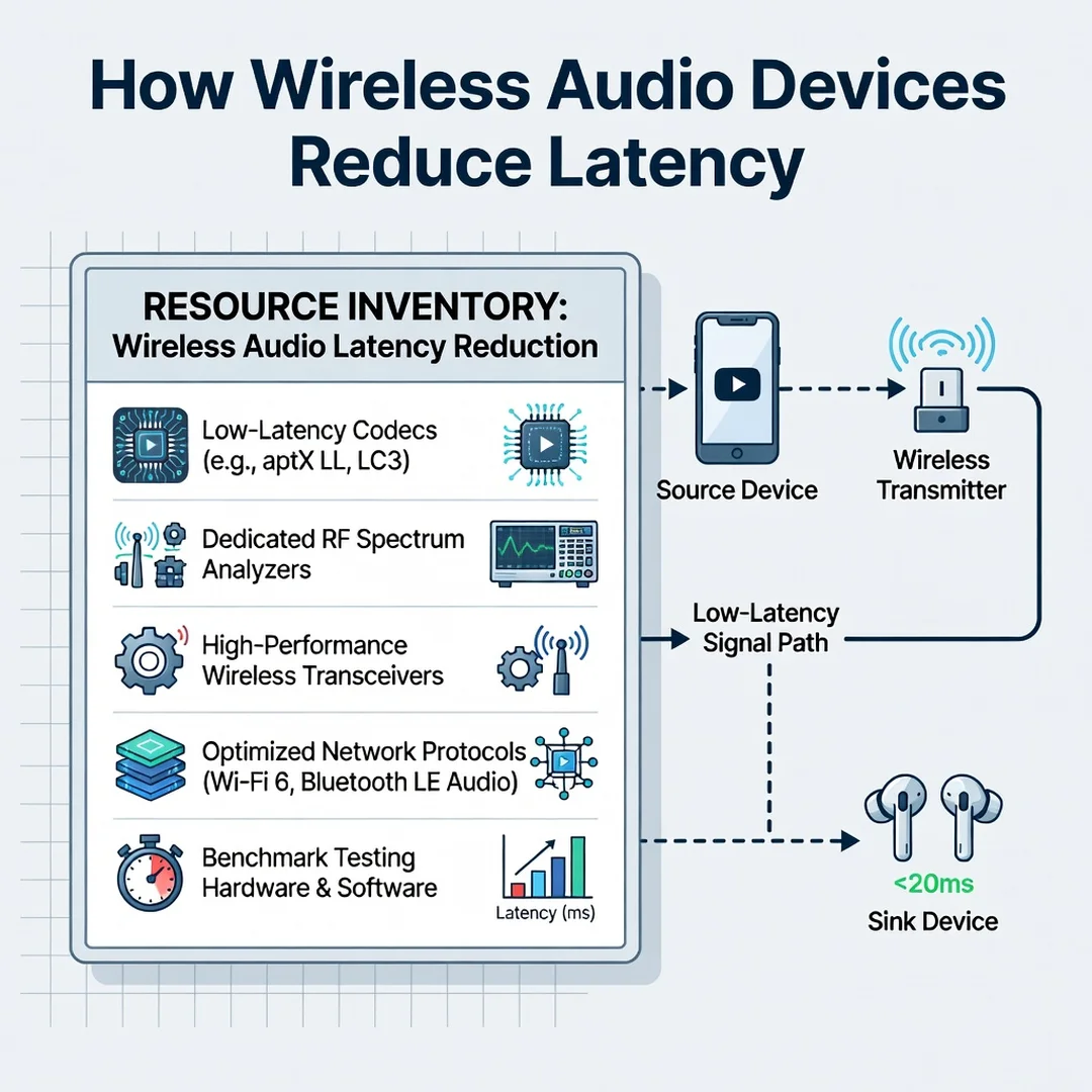 Step 4: Illustration for step: Gather necessary resources related to How Wireless Audio Devices Reduce Laten