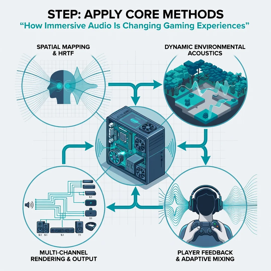 Step 5: Illustration for step: Apply the core methods related to How Immersive Audio Is Changing Gaming Expe
