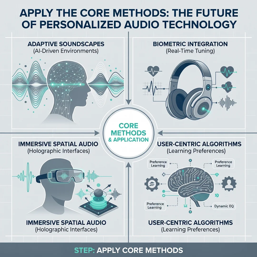 Step 5: Illustration for step: Apply the core methods related to The Future of Personalized Audio Technology