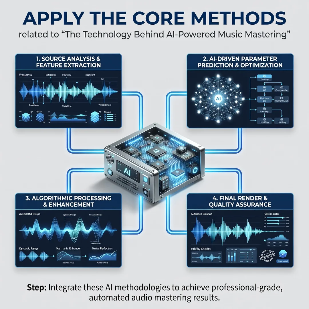 Step 5: Illustration for step: Apply the core methods related to The Technology Behind AI-Powered Music Mast