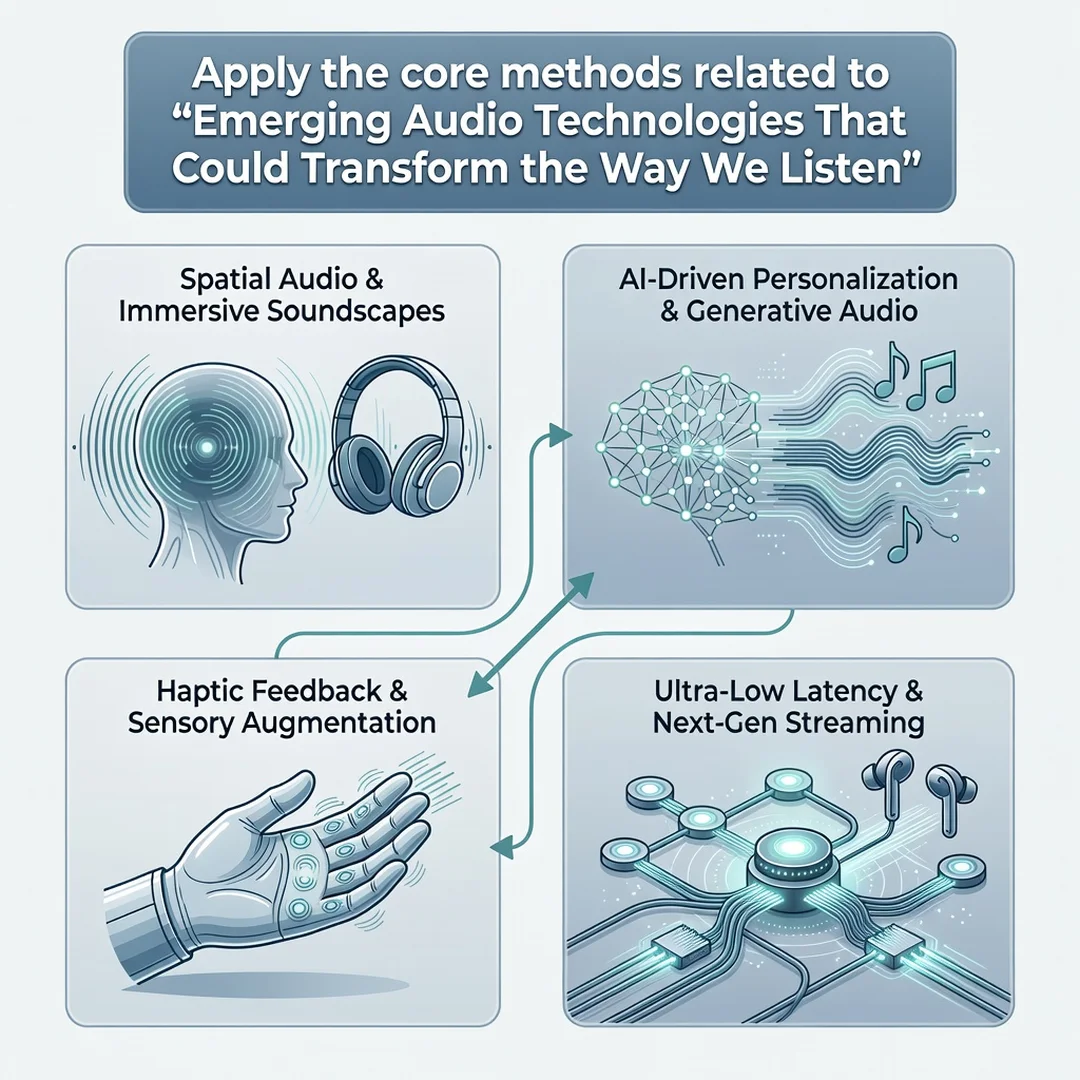 Step 5: Illustration for step: Apply the core methods related to Emerging Audio Technologies That Could Tran