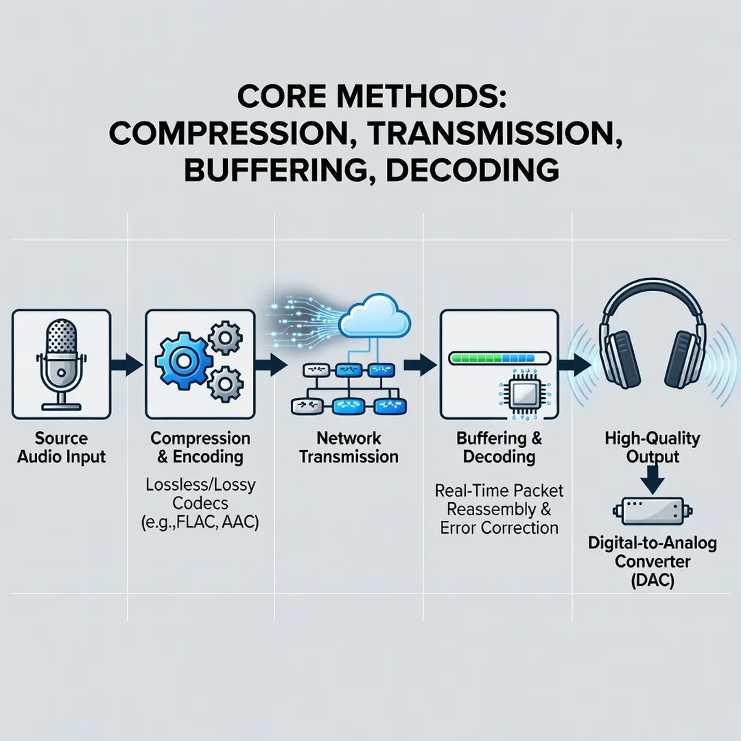 Step 5: Illustration for step: Apply the core methods related to How Audio Streaming Technology Delivers Hig