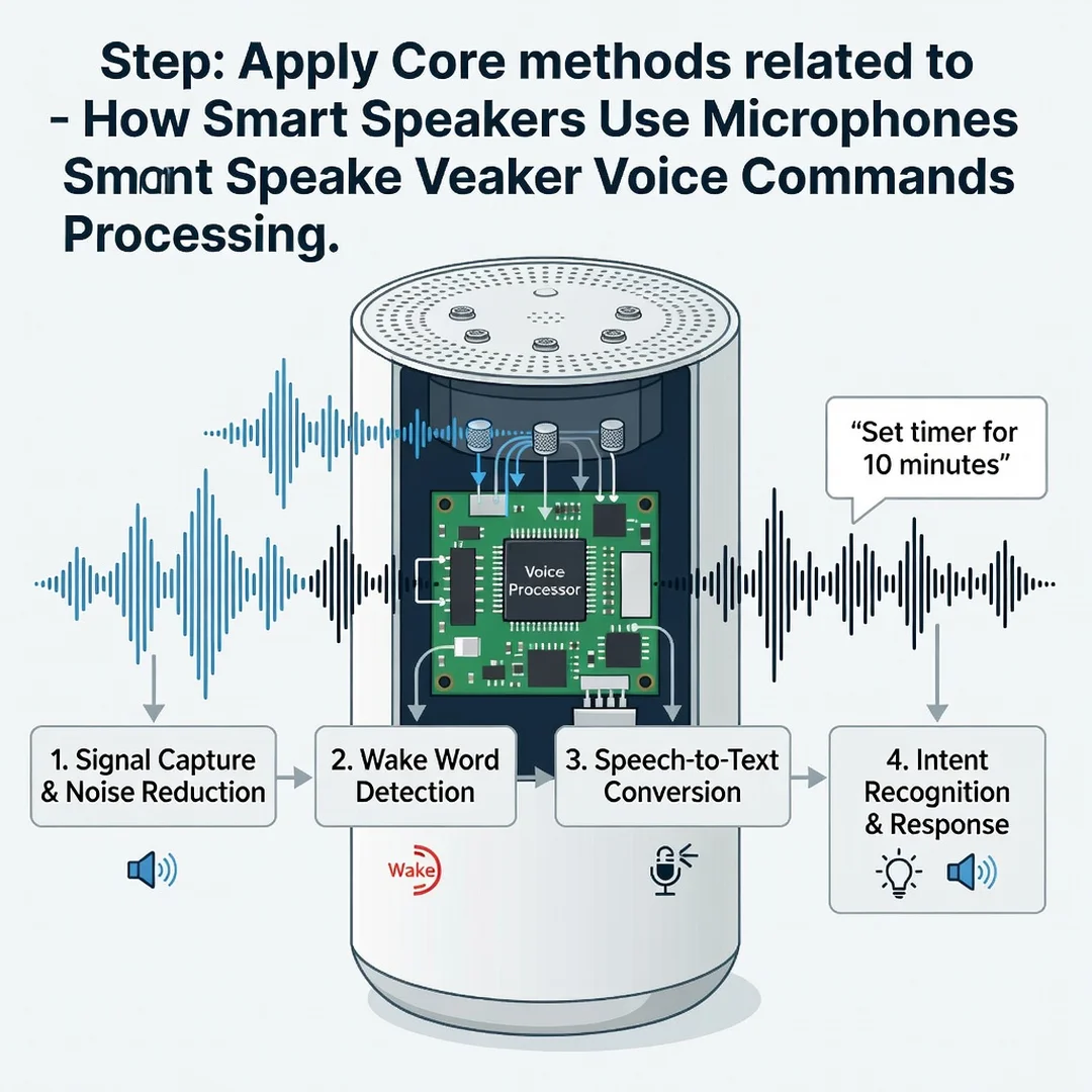 Step 5: Illustration for step: Apply the core methods related to How Smart Speakers Use Microphones to Under
