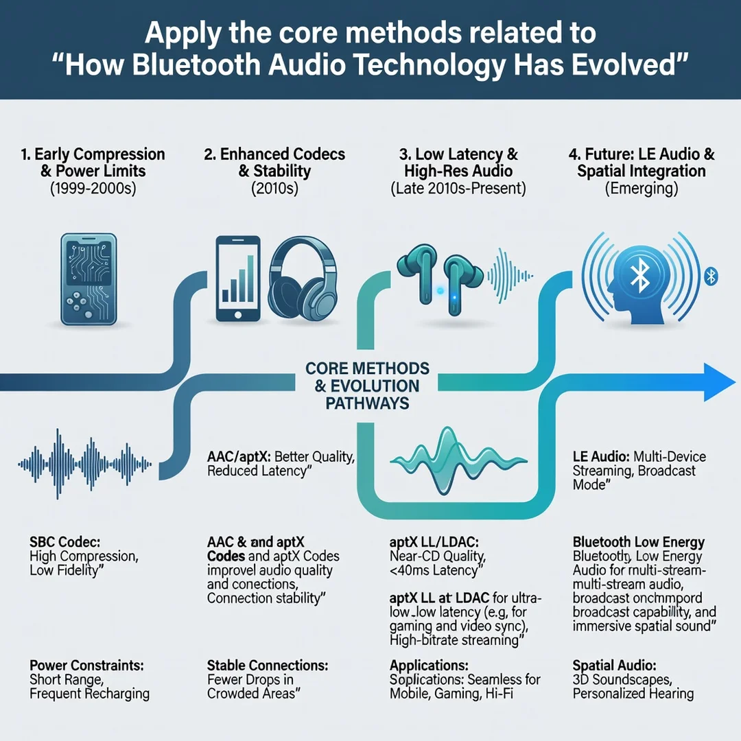 Step 5: Illustration for step: Apply the core methods related to How Bluetooth Audio Technology Has Evolved,