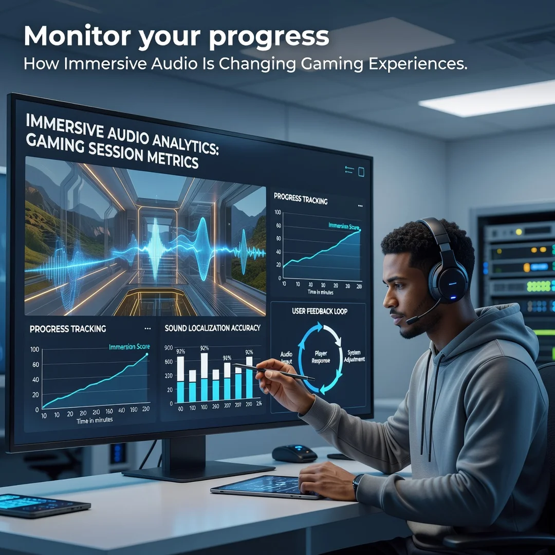 Step 6: Illustration for step: Monitor your progress related to How Immersive Audio Is Changing Gaming Exper