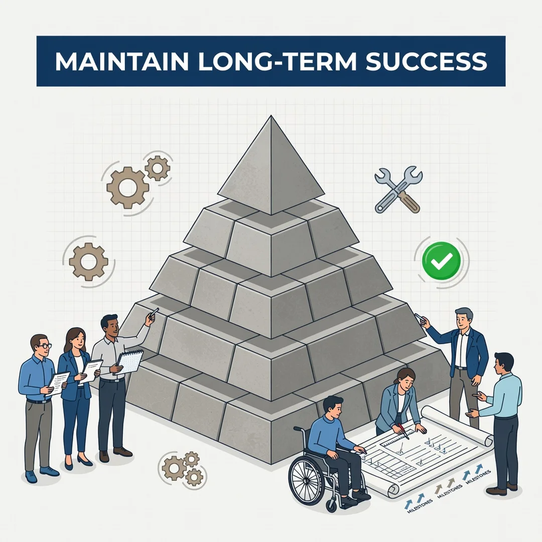 Step 8: Illustration for step: Maintain long-term success related to How AI Is Changing the Future of Audio