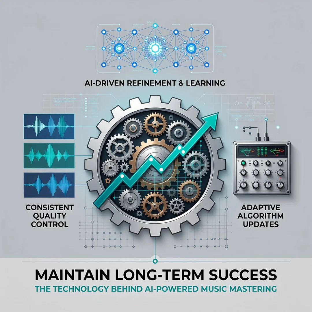 Step 8: Illustration for step: Maintain long-term success related to The Technology Behind AI-Powered Music 