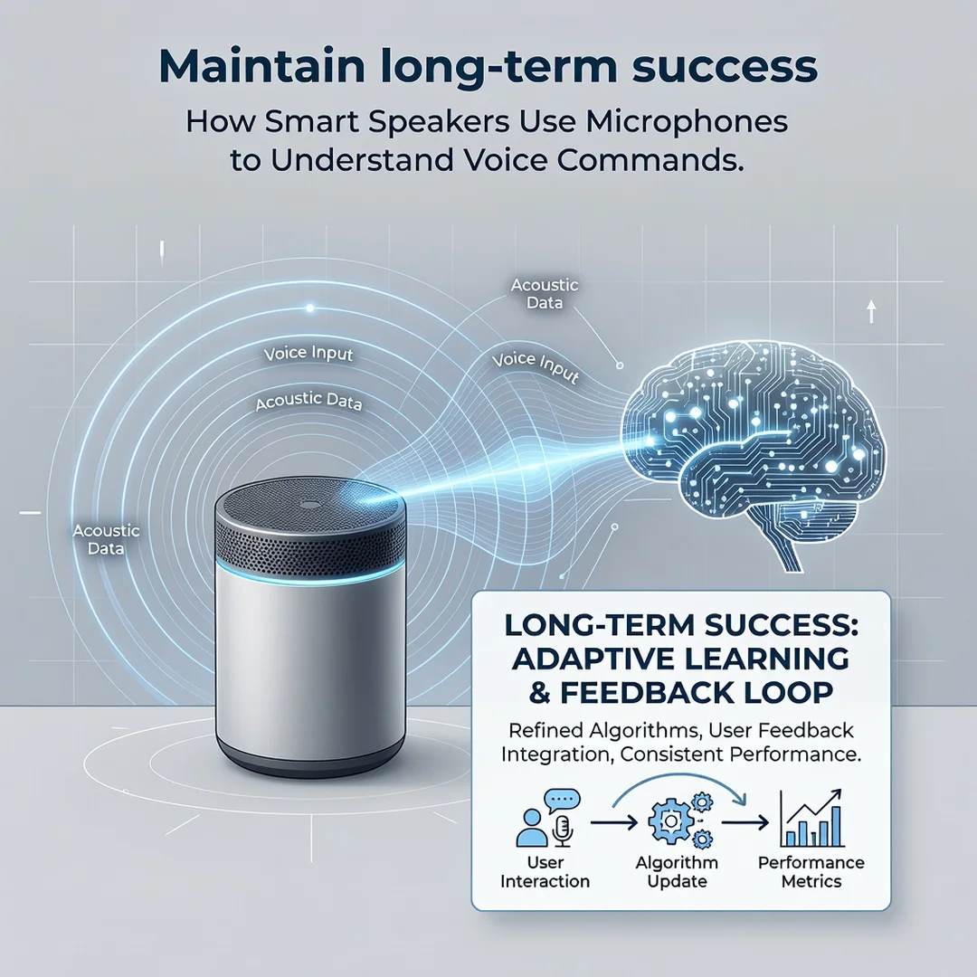 Step 8: Illustration for step: Maintain long-term success related to How Smart Speakers Use Microphones to U